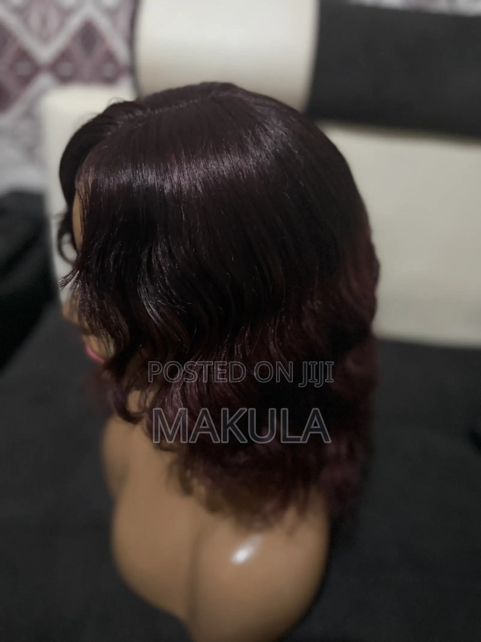 Ombré Maroon Wig