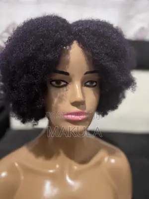 Afro Middle Part Wig