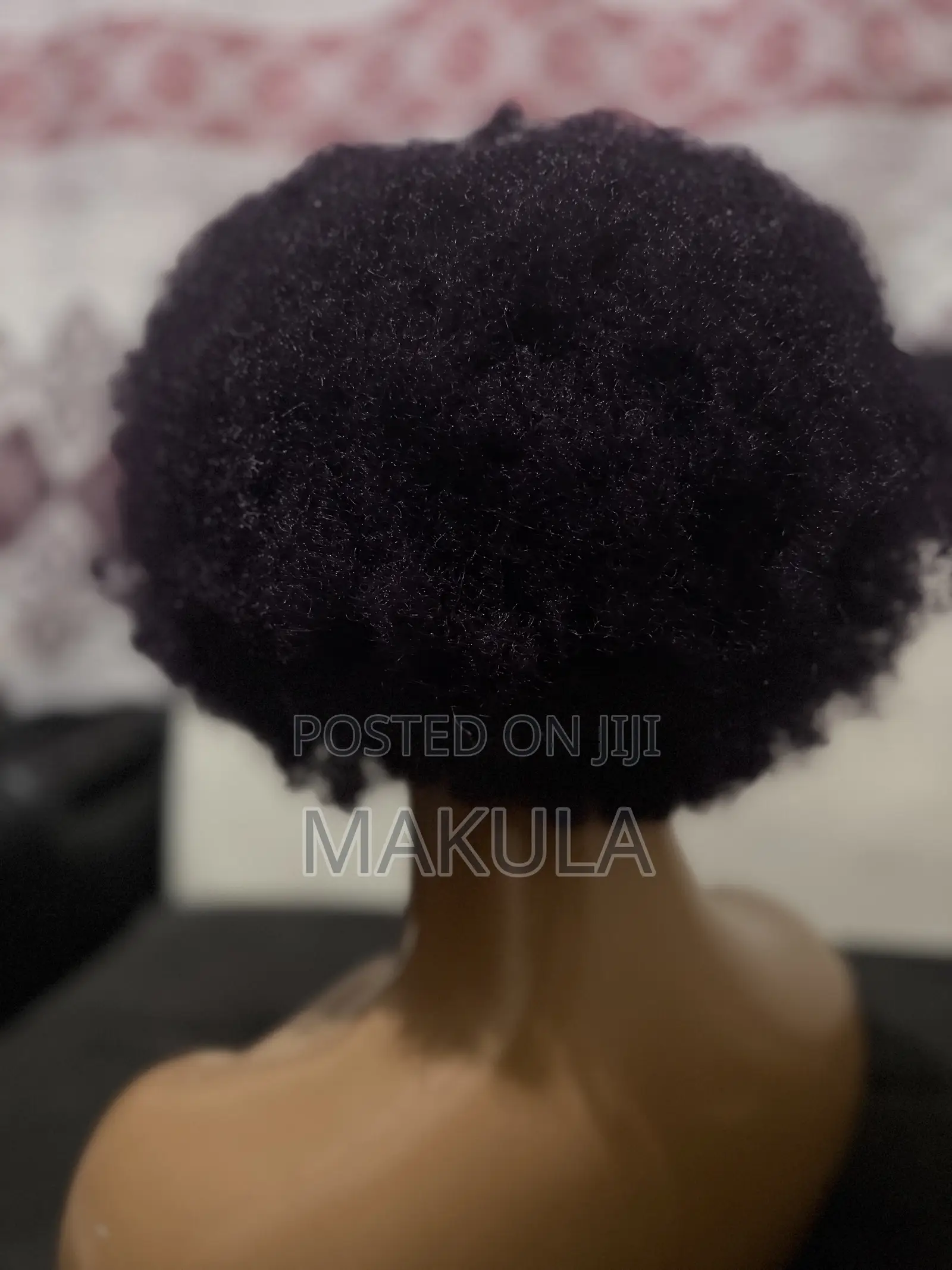 Afro Middle Part Wig