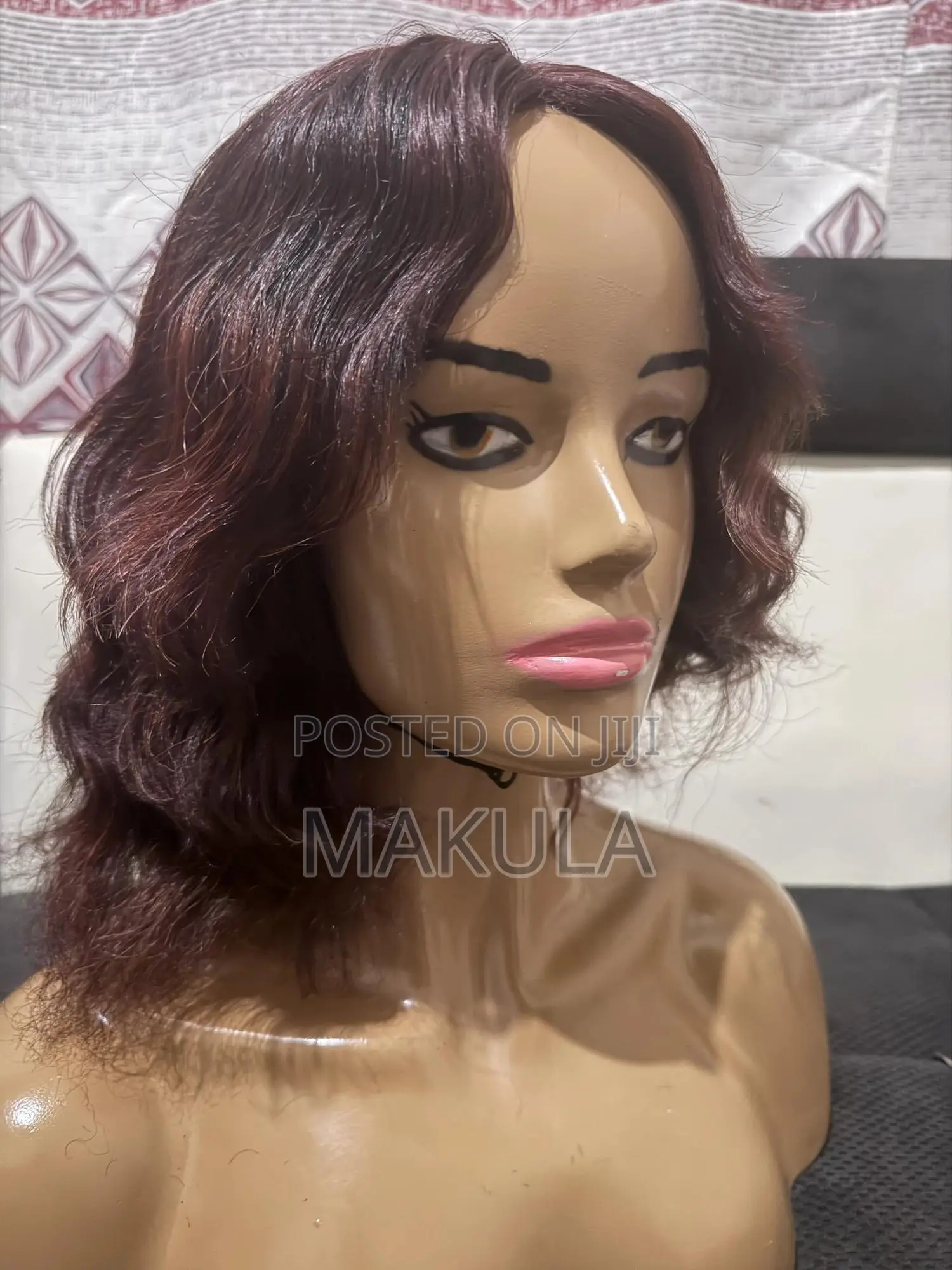 Ombré Maroon Wig
