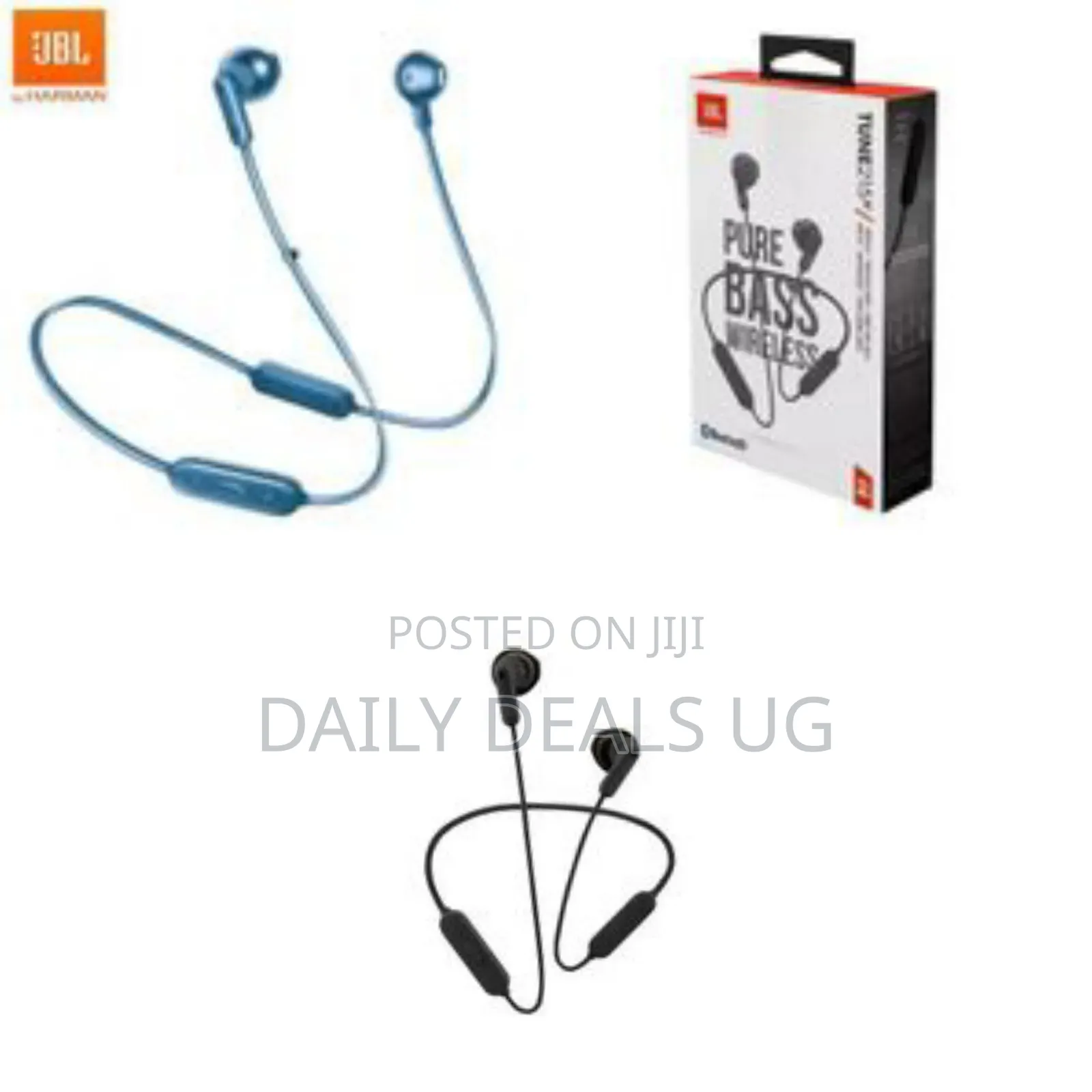 JBL Tune 215bt Pure Bass Wireless Earphones - Multicolor