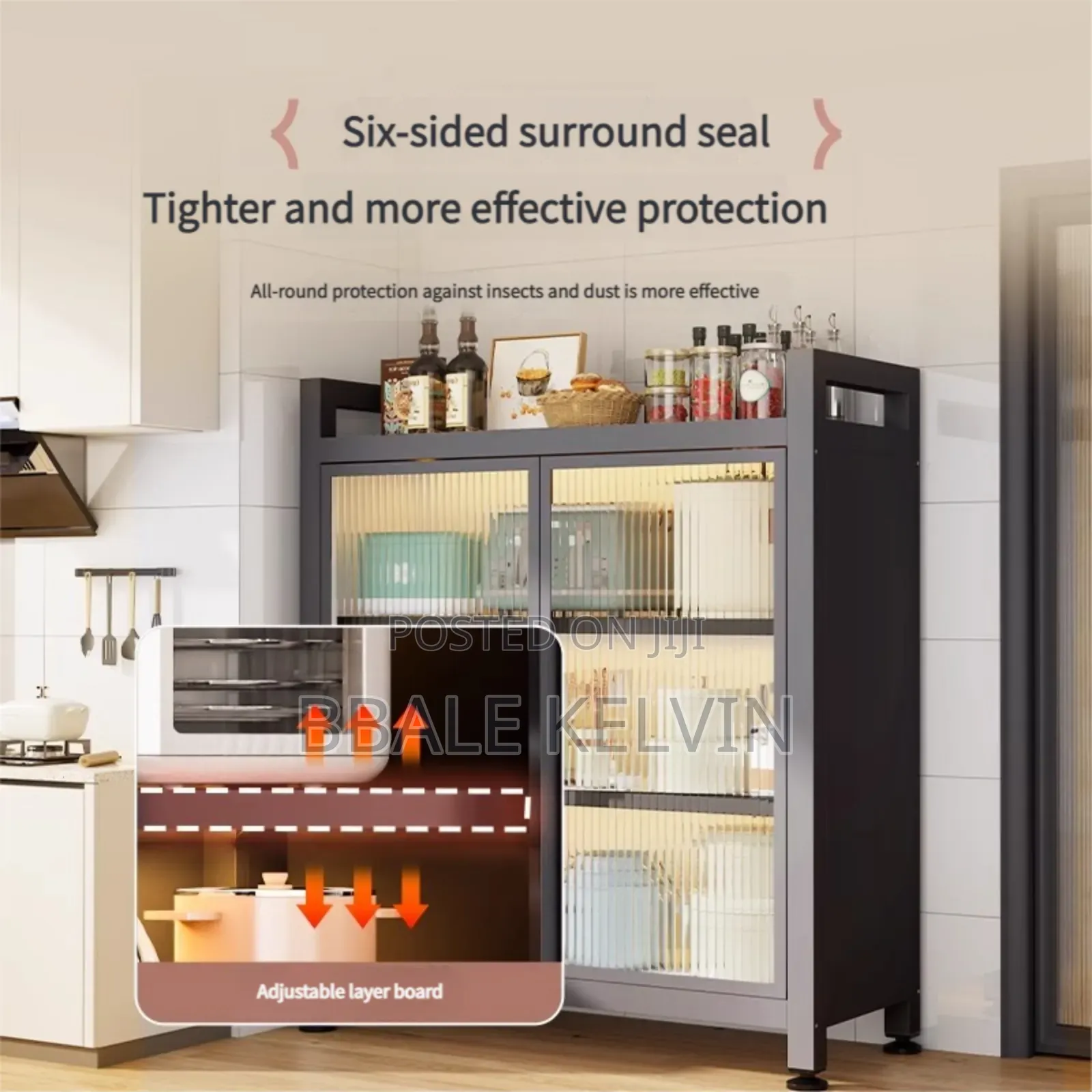 Multi Functional Hot Selling Kitchen Metal Cutlery Cabinet Steel