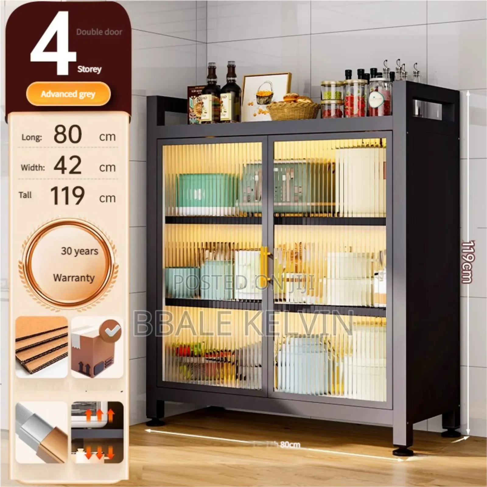 Multi Functional Hot Selling Kitchen Metal Cutlery Cabinet Steel