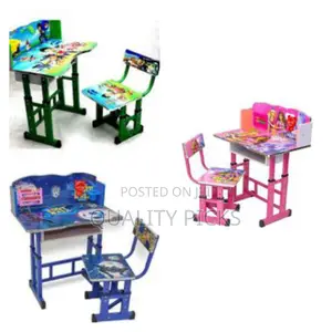 Educational Study Table and Chair Set for Kids Navy