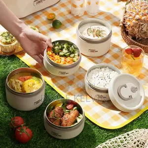 Insulated Lunch Box Set With Storage Bag Multi-Layer Combination
