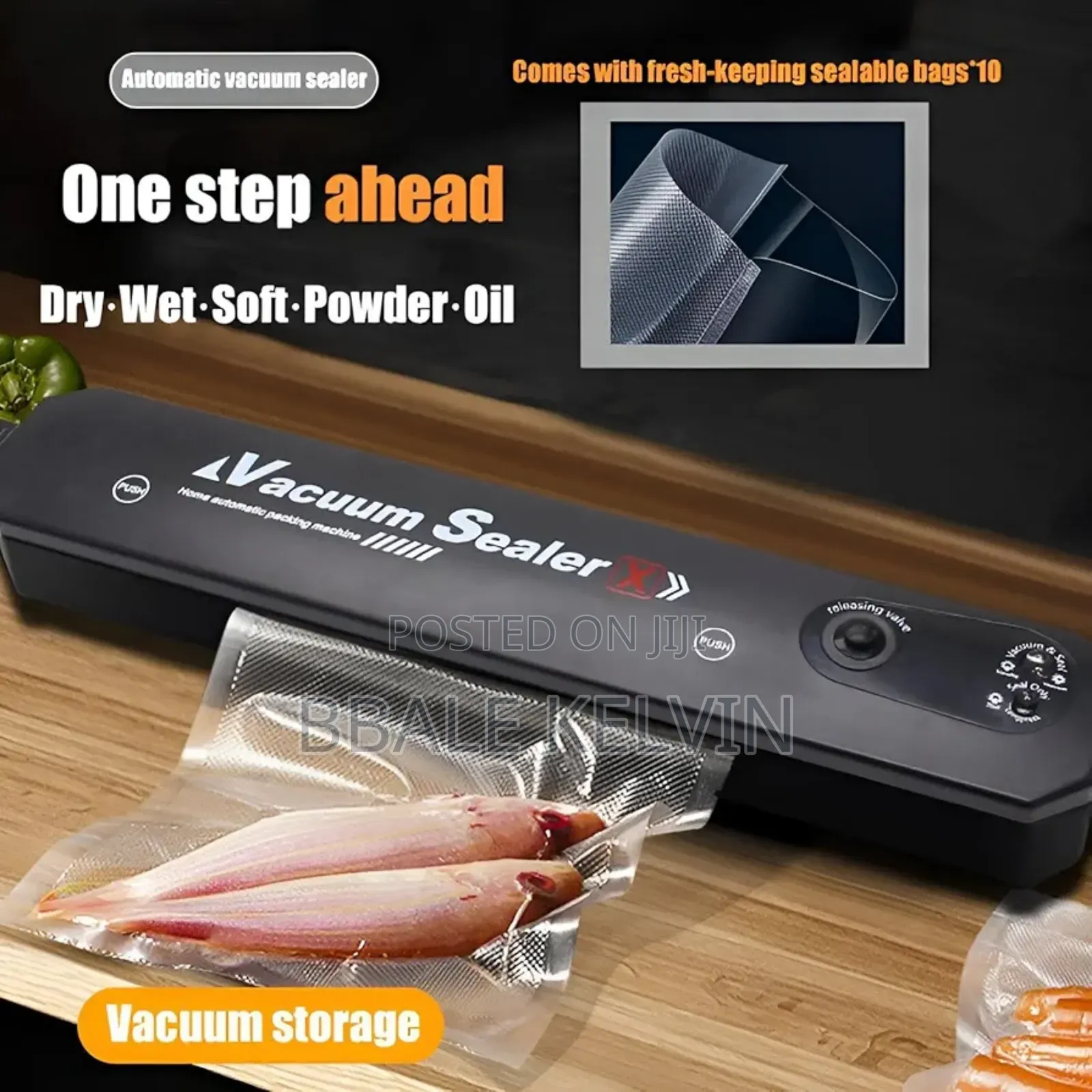 Vacuum Sealer, Automatic Dry Wet Food Vacuum Sealer Food Packing