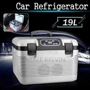 Car Refrigerator, Portable Fridge 19l Cooler, Hot and Cold for Camping