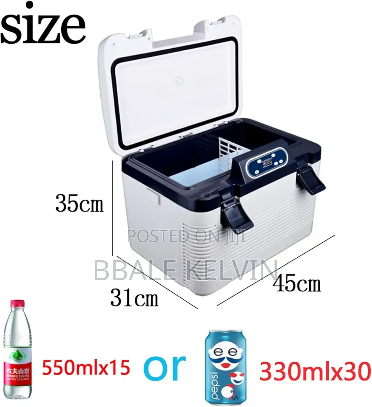 Car Refrigerator, Portable Fridge 19l Cooler, Hot and Cold for Camping