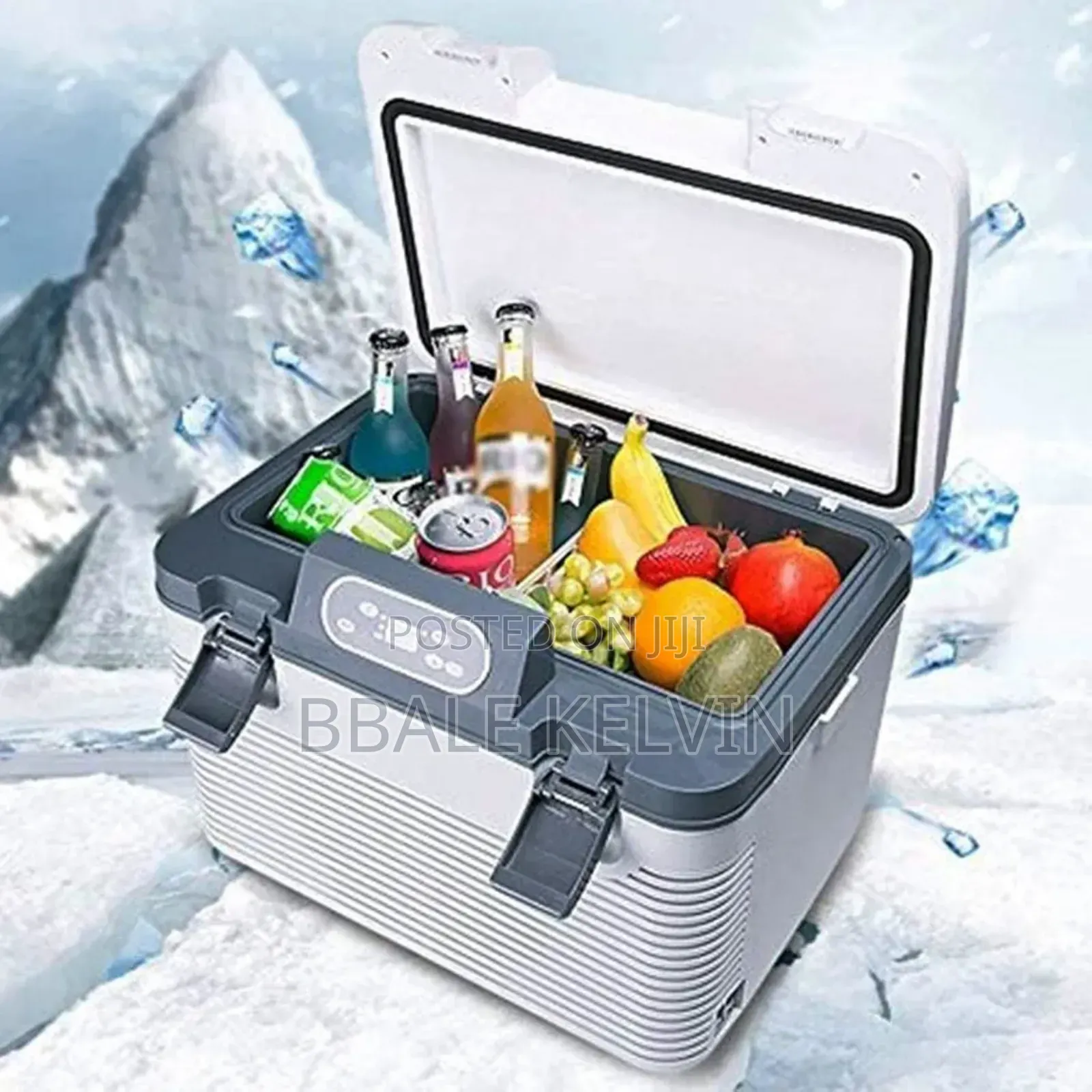 Car Refrigerator, Portable Fridge 19l Cooler, Hot and Cold for Camping