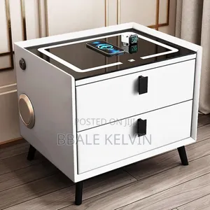 Bedside Table With Drawer,Bedside Table With Charging Station
