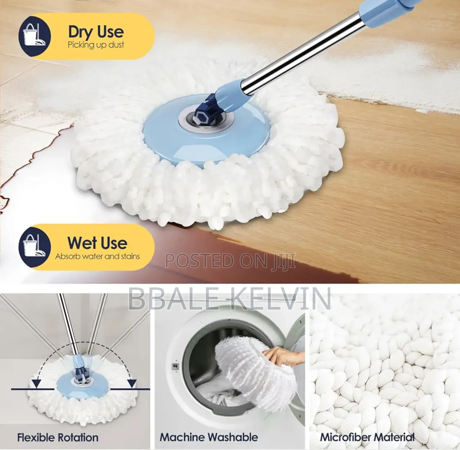 Spin Mopper and Bucket Set