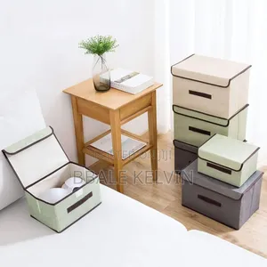 6pcs Storage Boxes Wardrobe Cloth Storage Organiser Camping Boxes