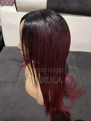 Ombré Maroon Wig