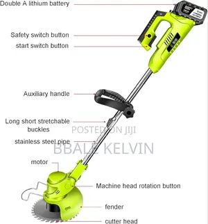Cordless Lawn Mower 1 Rechargeable Battery 48v