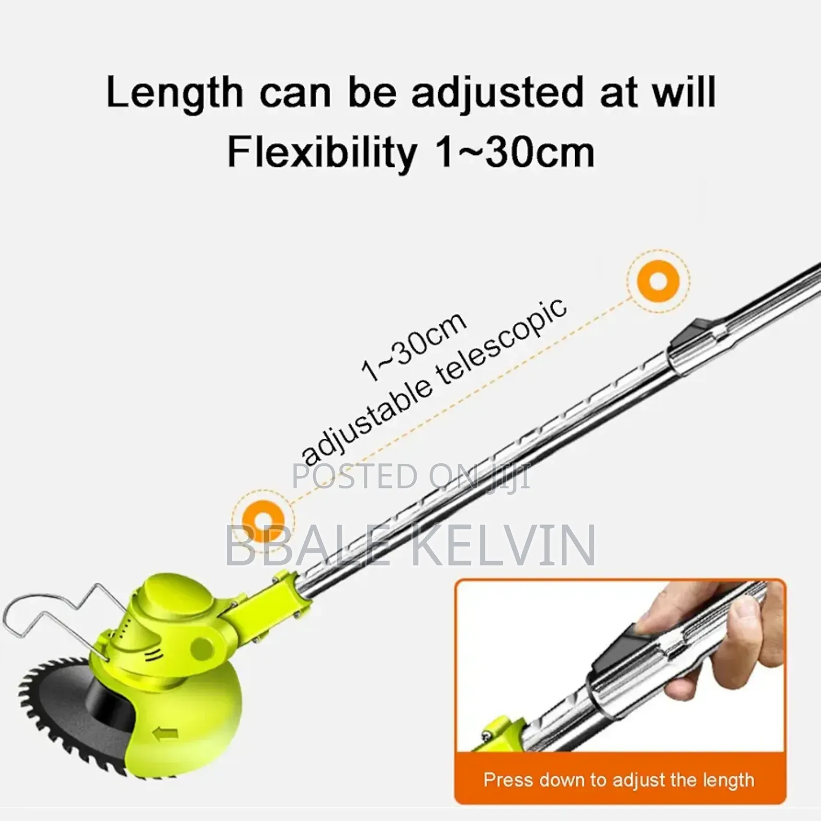 Cordless Lawn Mower 1 Rechargeable Battery 48v