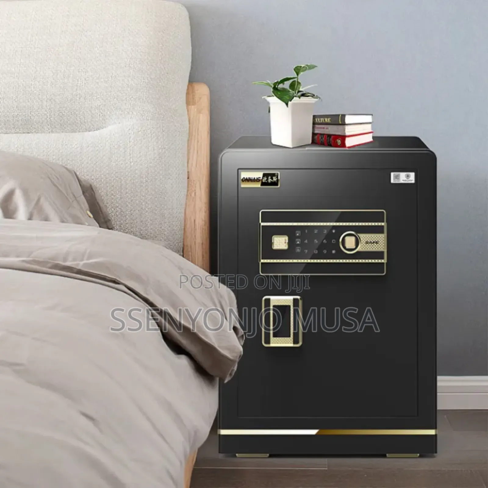 Electric Fireproof Fingerprint Safe Box | Digital Steel Security.