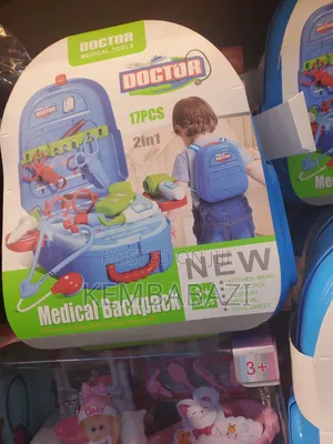 2-in-1 Medical Backpack Toy Set for Kids (10pieces)