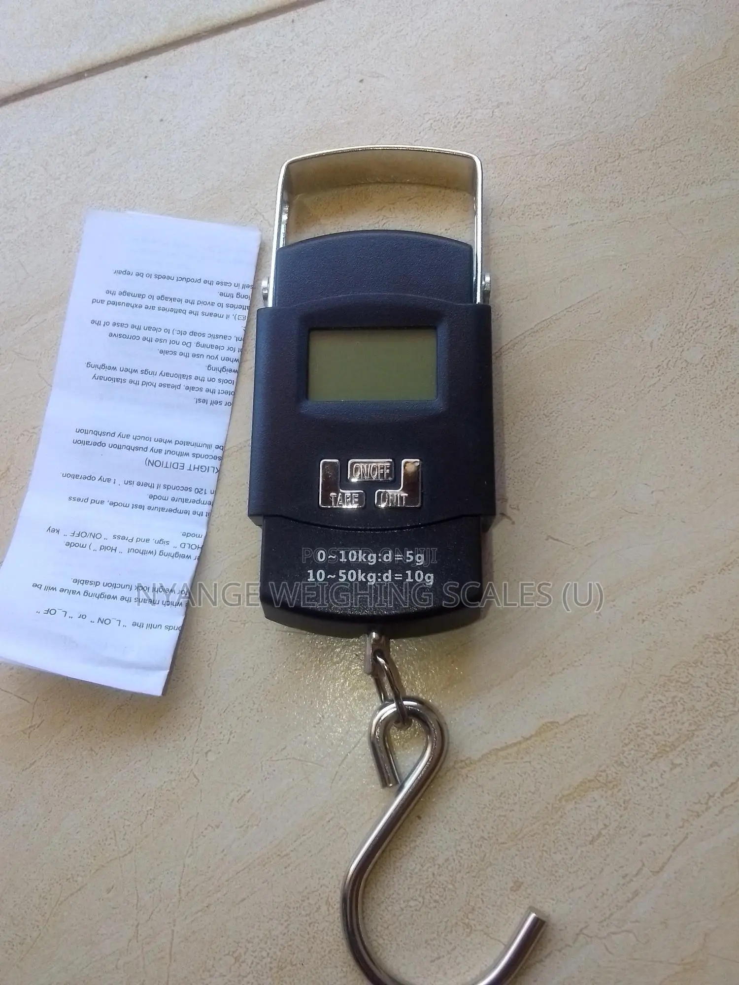 Postal Hanging Weighing Scale 50kg Weigh Digital Hanging Weigh Scale