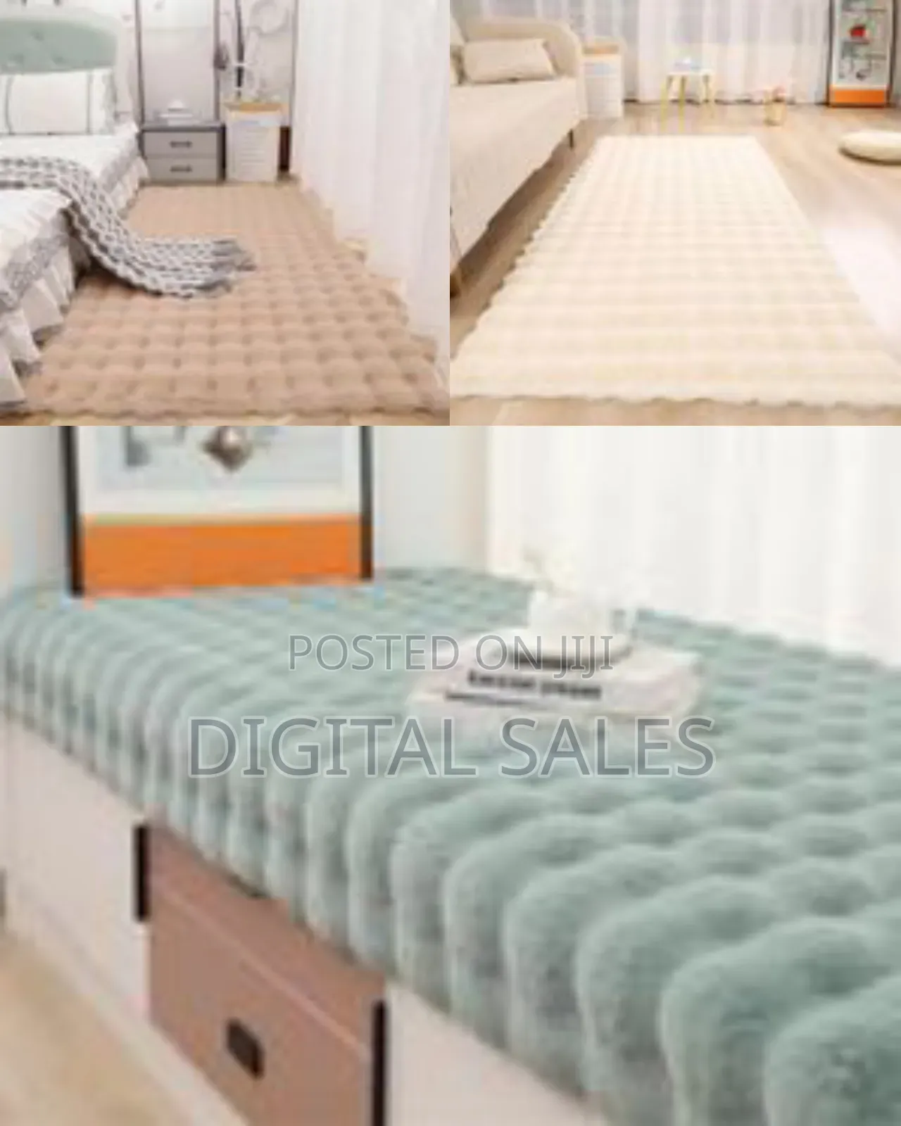 Cozy Fluffy Floor Rug / Runner (60 X120cm)-