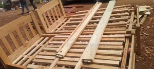 Single Natural Colored Varnished Bed