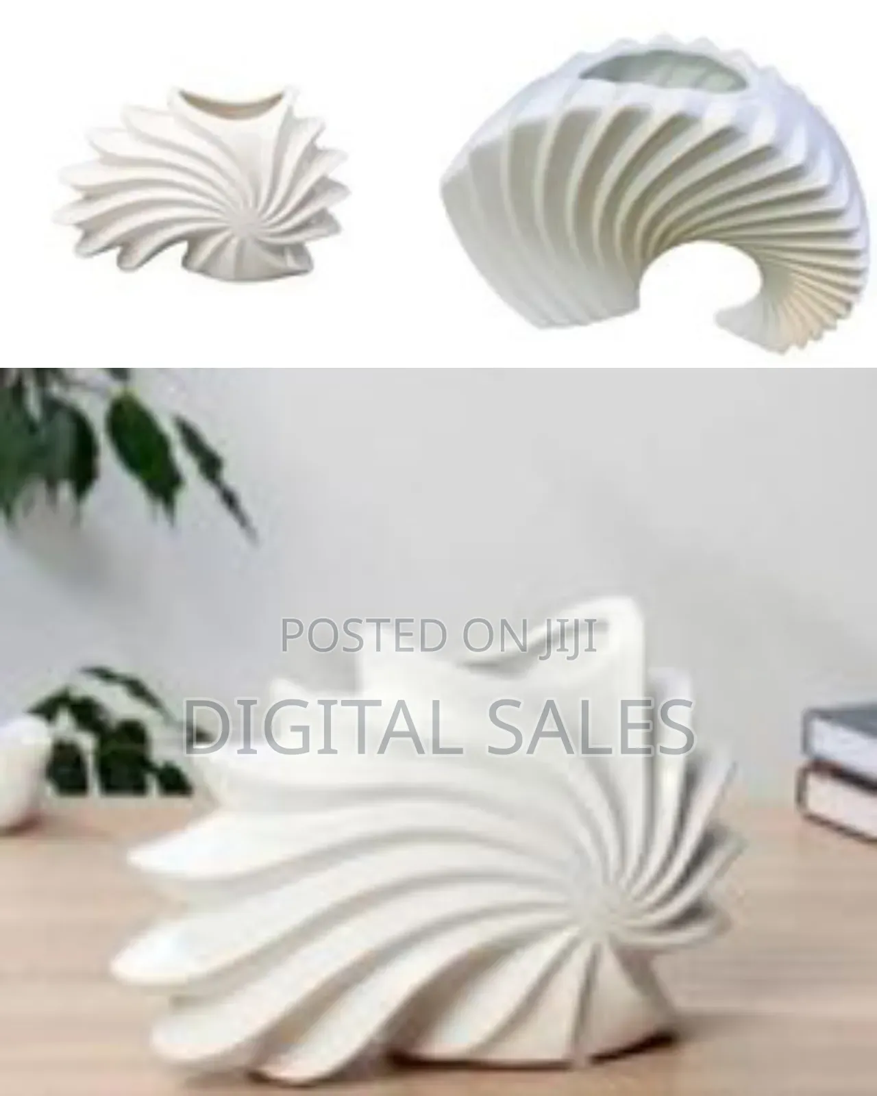 Stylish Sculptural Ceramic Vase