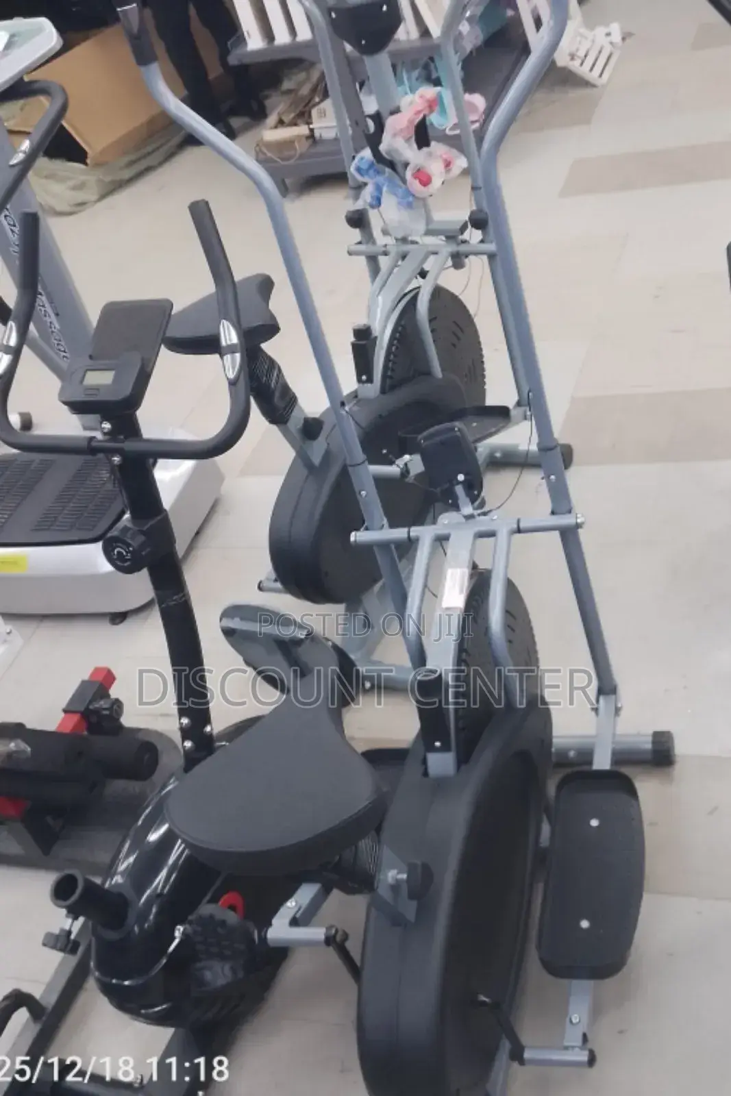 Fan Exercise Stepper With a Set
