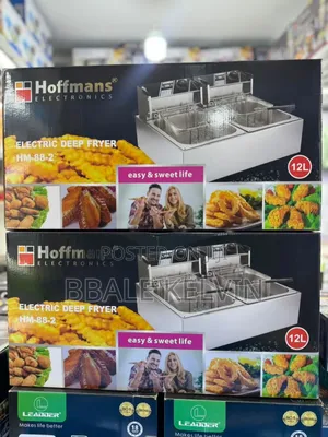 Double Deep Fryer Hoffmans 12 Liters