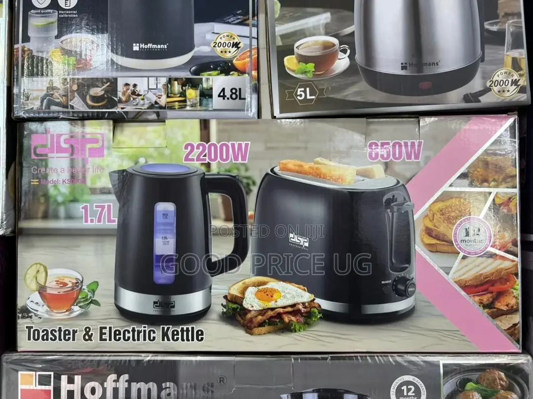 DSP Smart Electric Kettle Toaster Set.