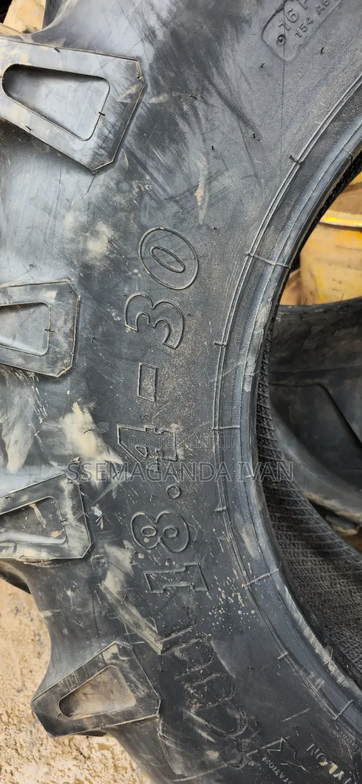 18.4r30 Used Tractor Tyre With Good Treads