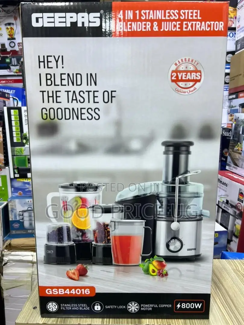 Geeps 4-in-1 Blender Juice Extractor (Gsb44016).