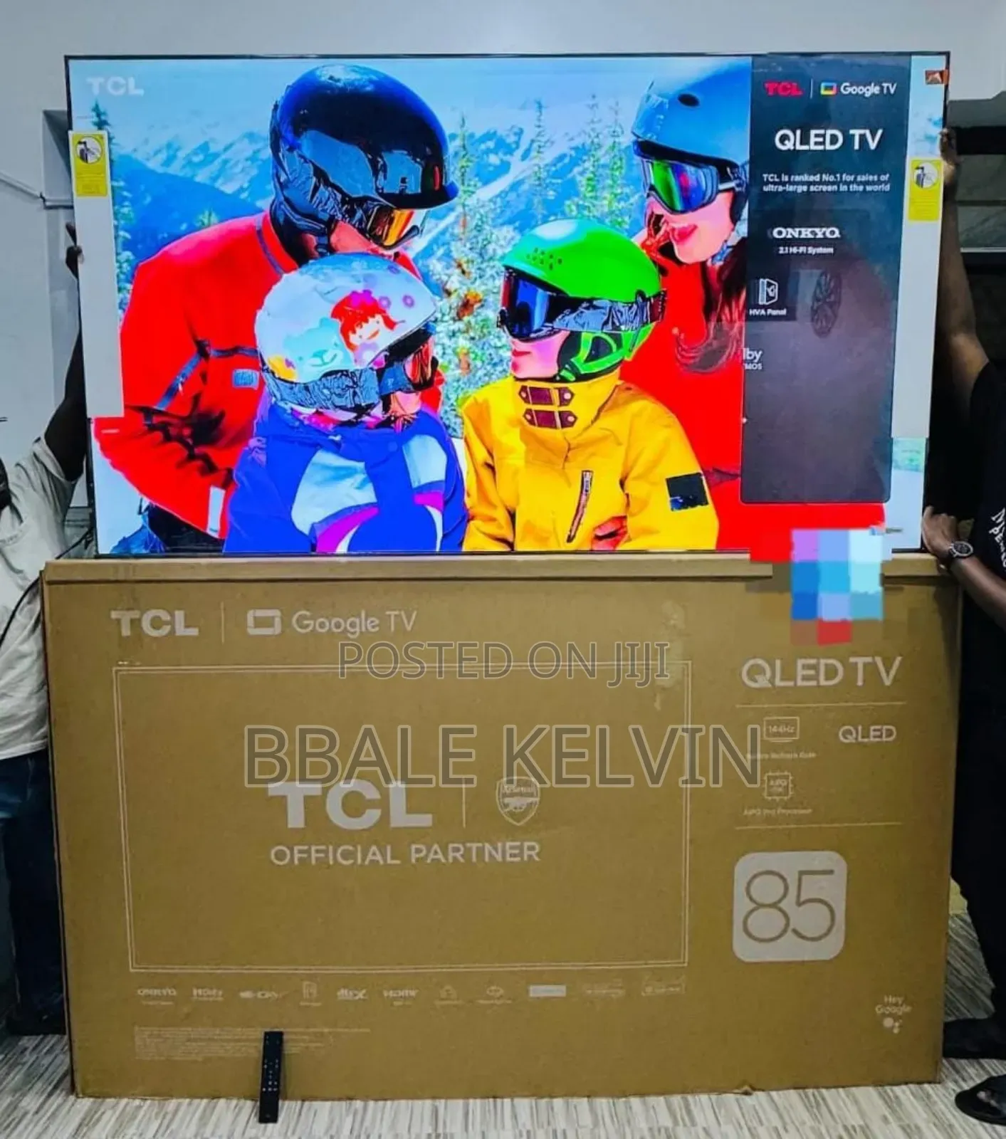 TCL 85" Smart Qled Google Tv