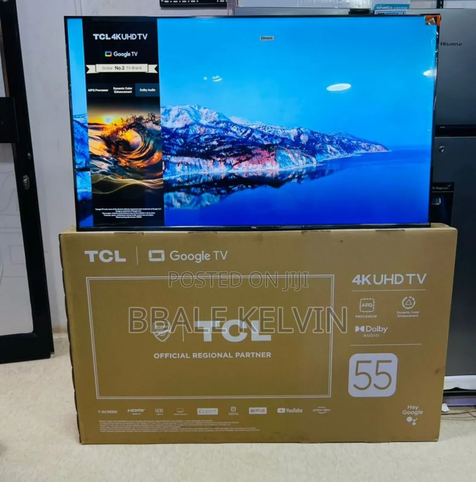 TCL 55" Uhd Smart Google Tv