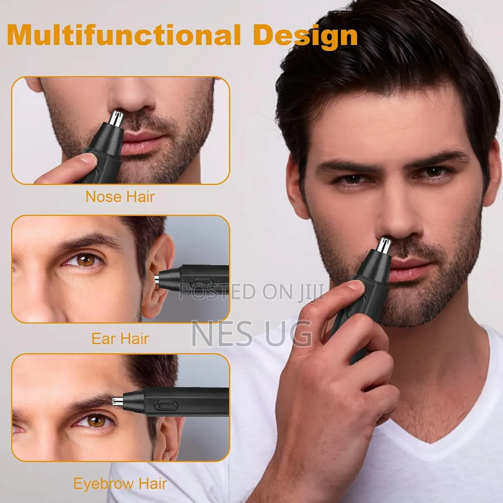 Rechargeable 3in1 Nose Hair Trimmer, Ear Hair & Eyebrows Hair Trimmer