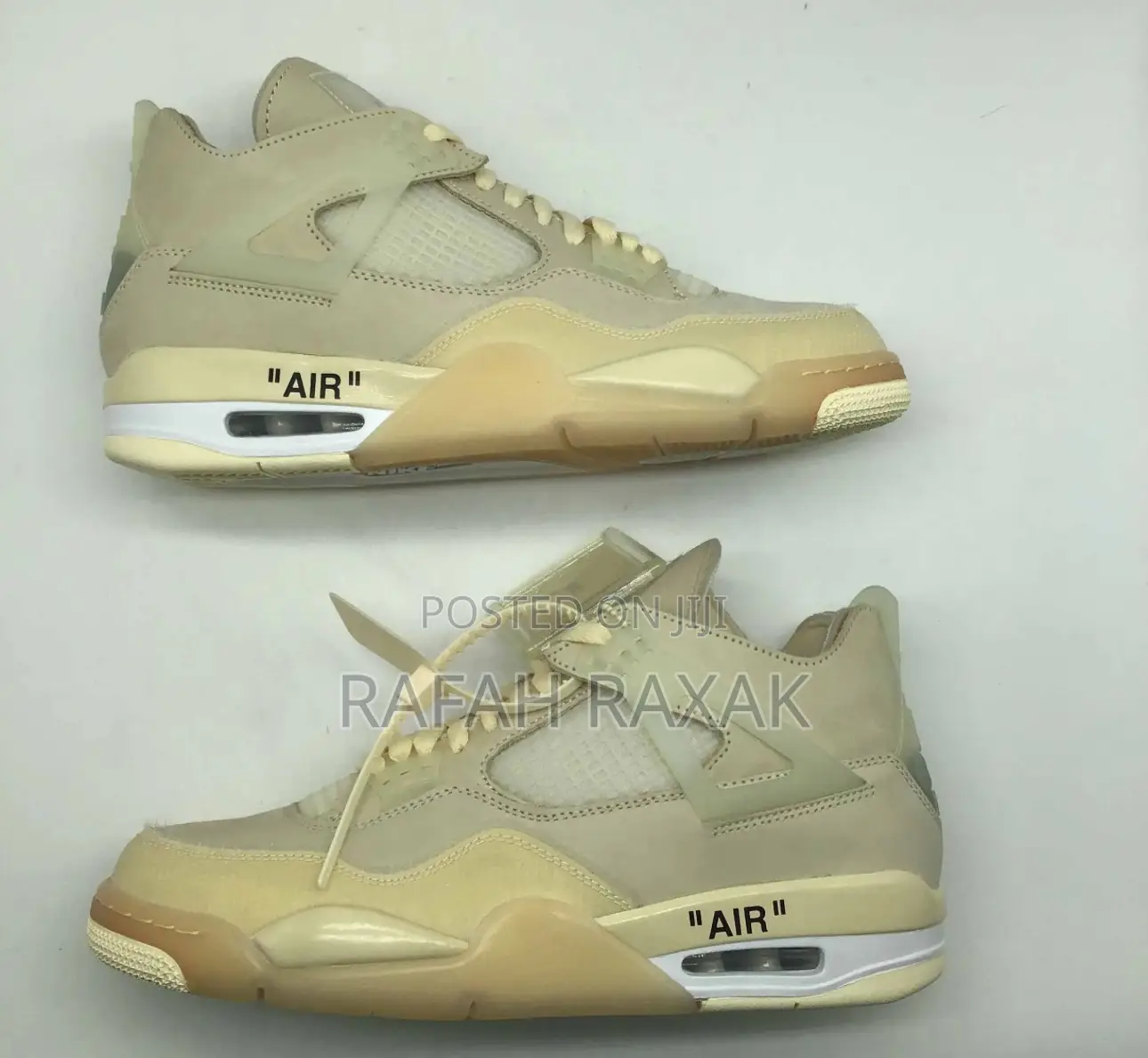 Nike Air Jordan 4 Retro Off-white Sail Sneakers