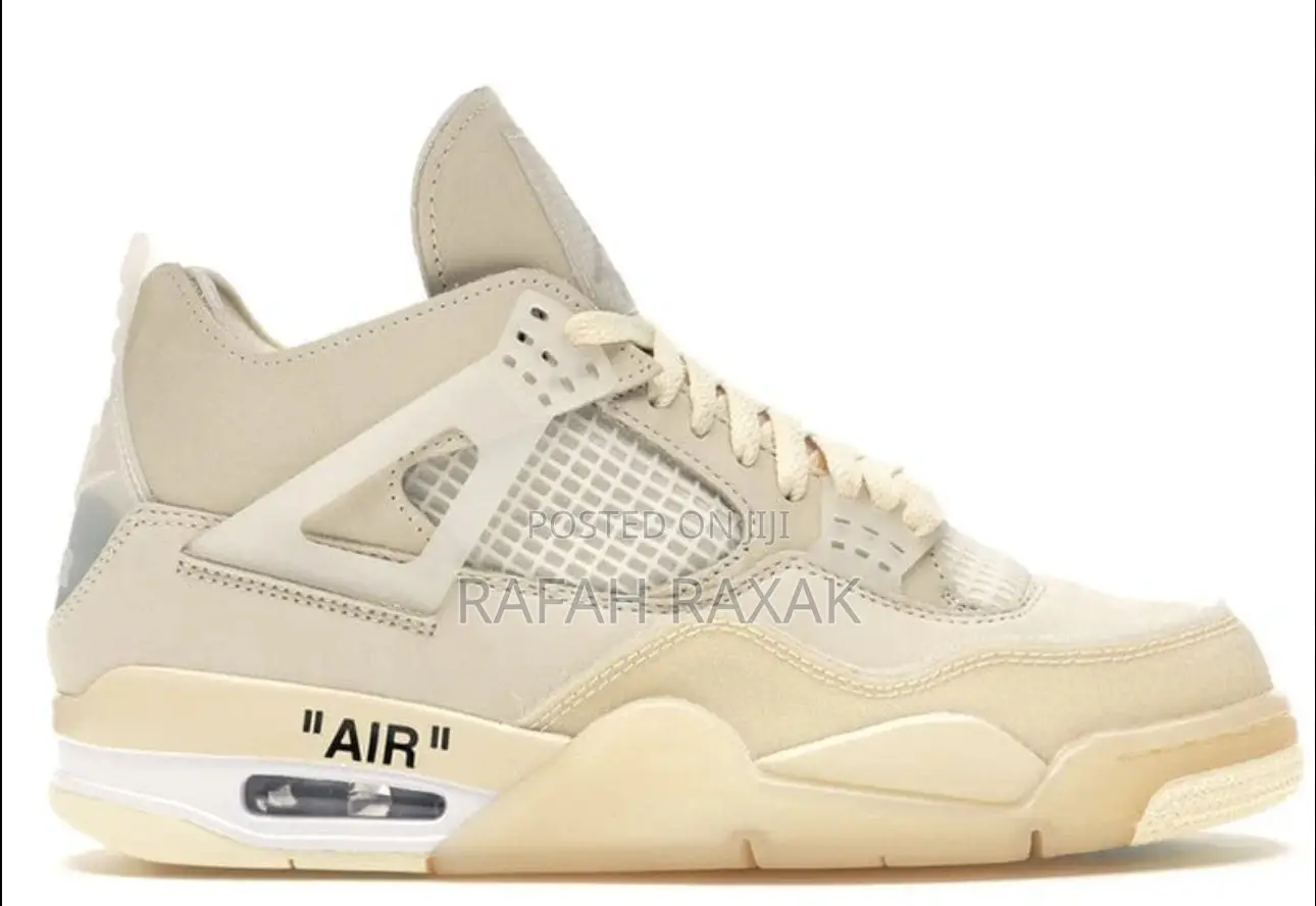 Nike Air Jordan 4 Retro Off-white Sail Sneakers