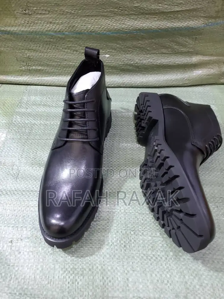 Men’S Black Clarks Formal/Gentle Leather Boots