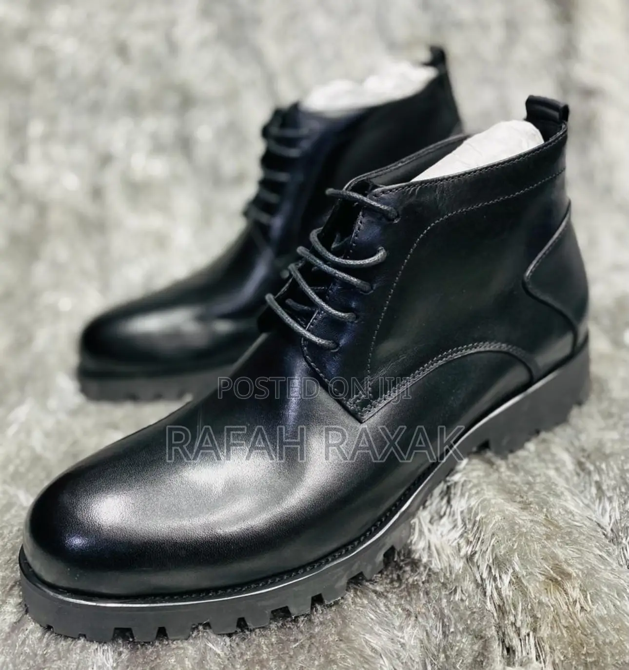 Men’S Black Clarks Formal/Gentle Leather Boots