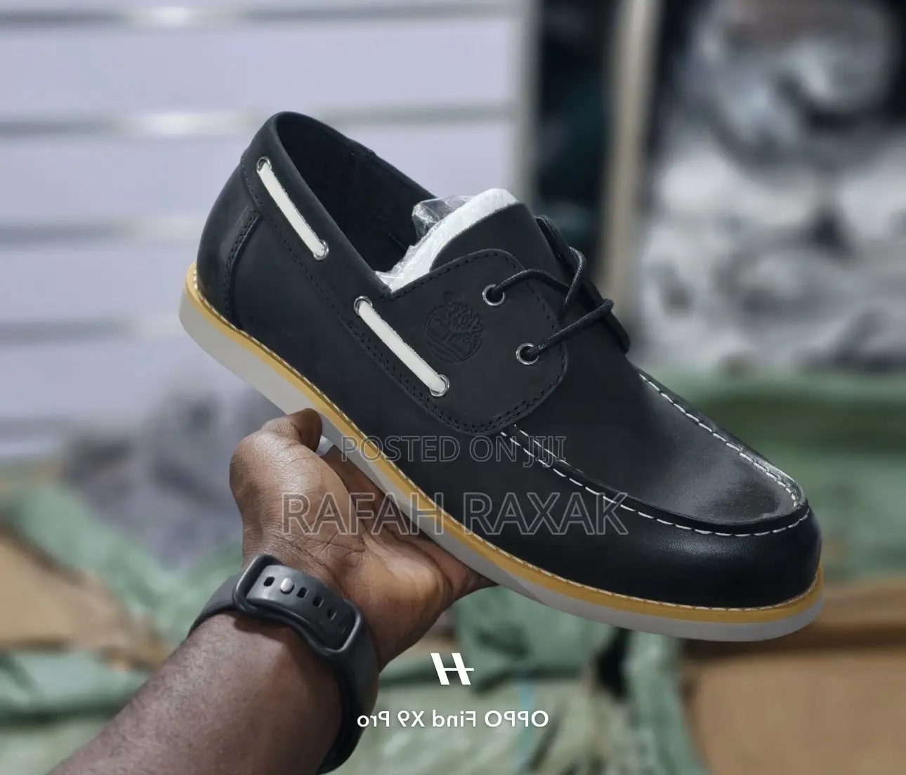 Men’S Black Leather Timberland Smart Casual Low Shoes