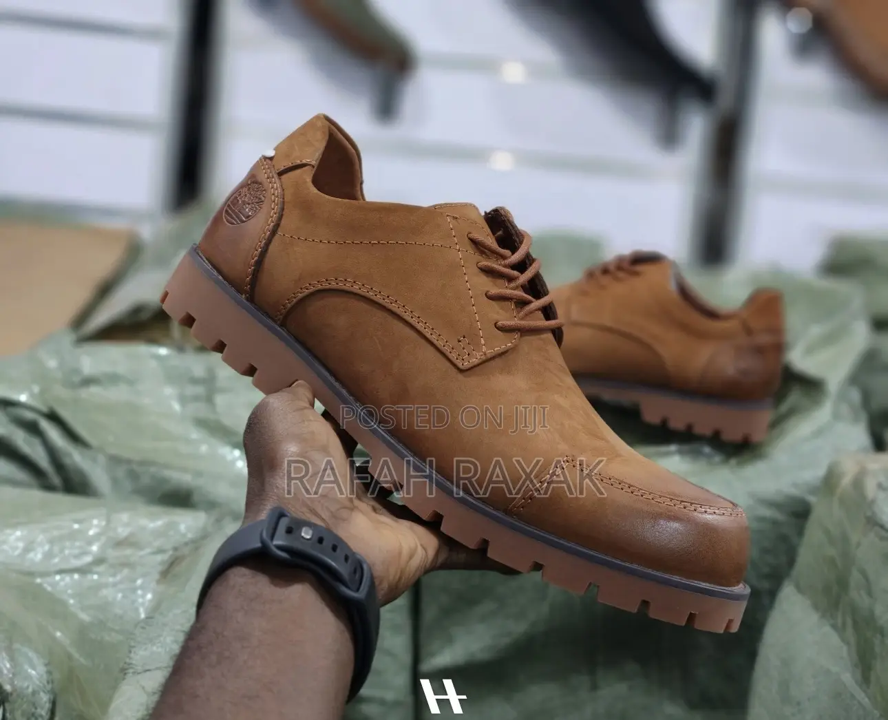 Men’S Brown Timberland Casual Leather Low Oxford Shoes