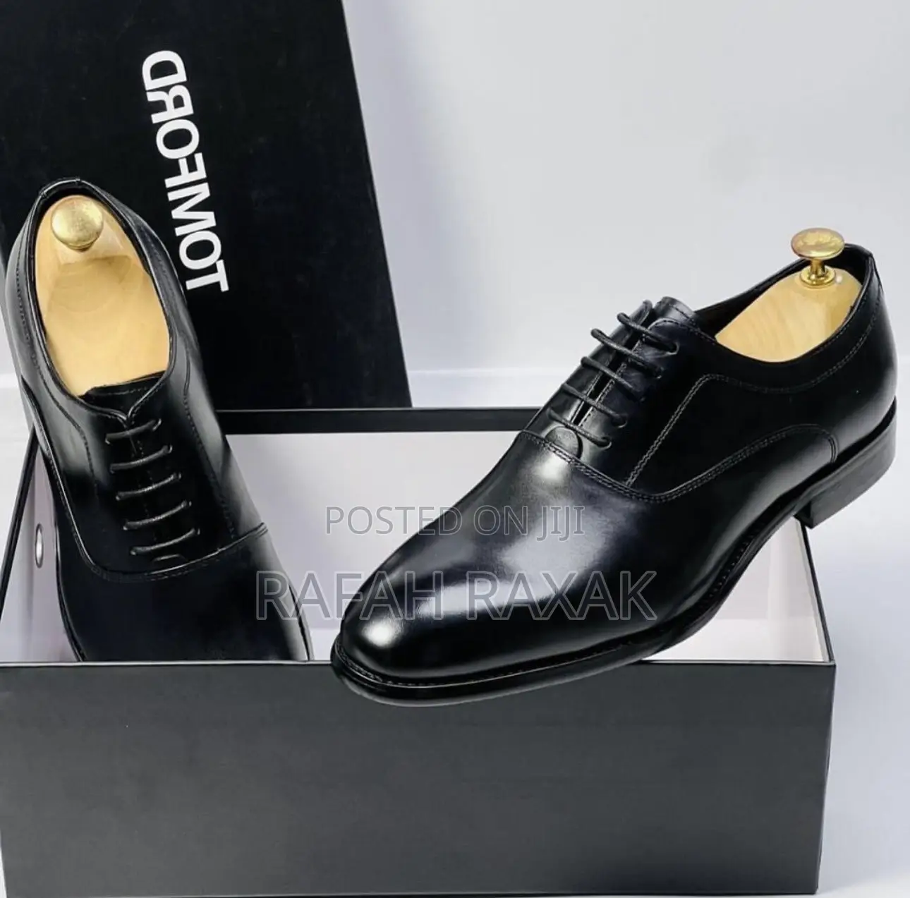 Original Classic Men’S Black Pierre Cardin Formal/Gentle Oxford Shoes