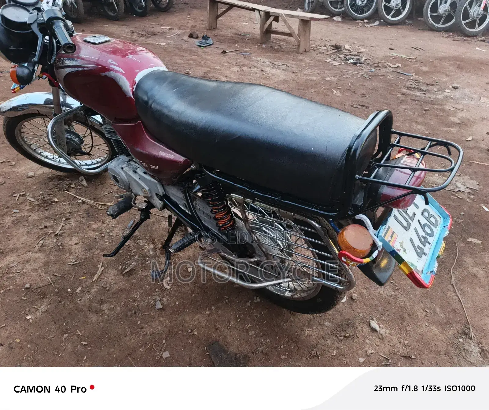 Bajaj Boxer 100 2015 Red