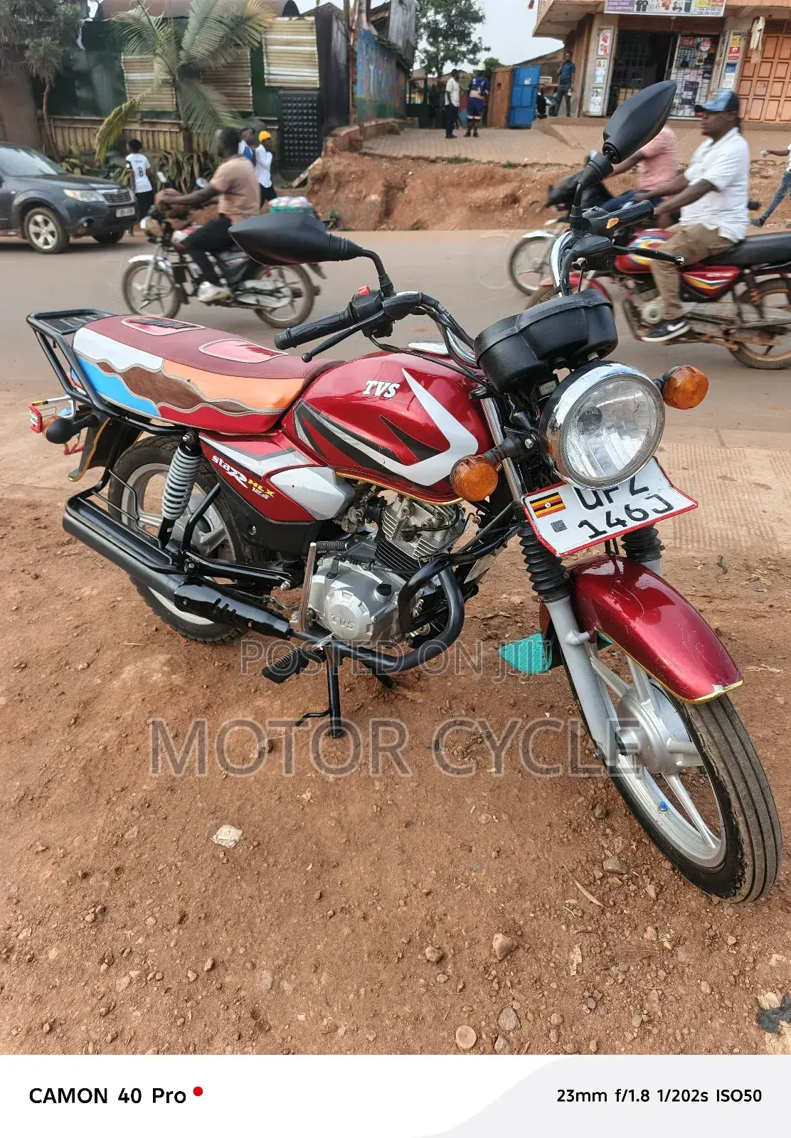 TVS HLX 125 2020 Red