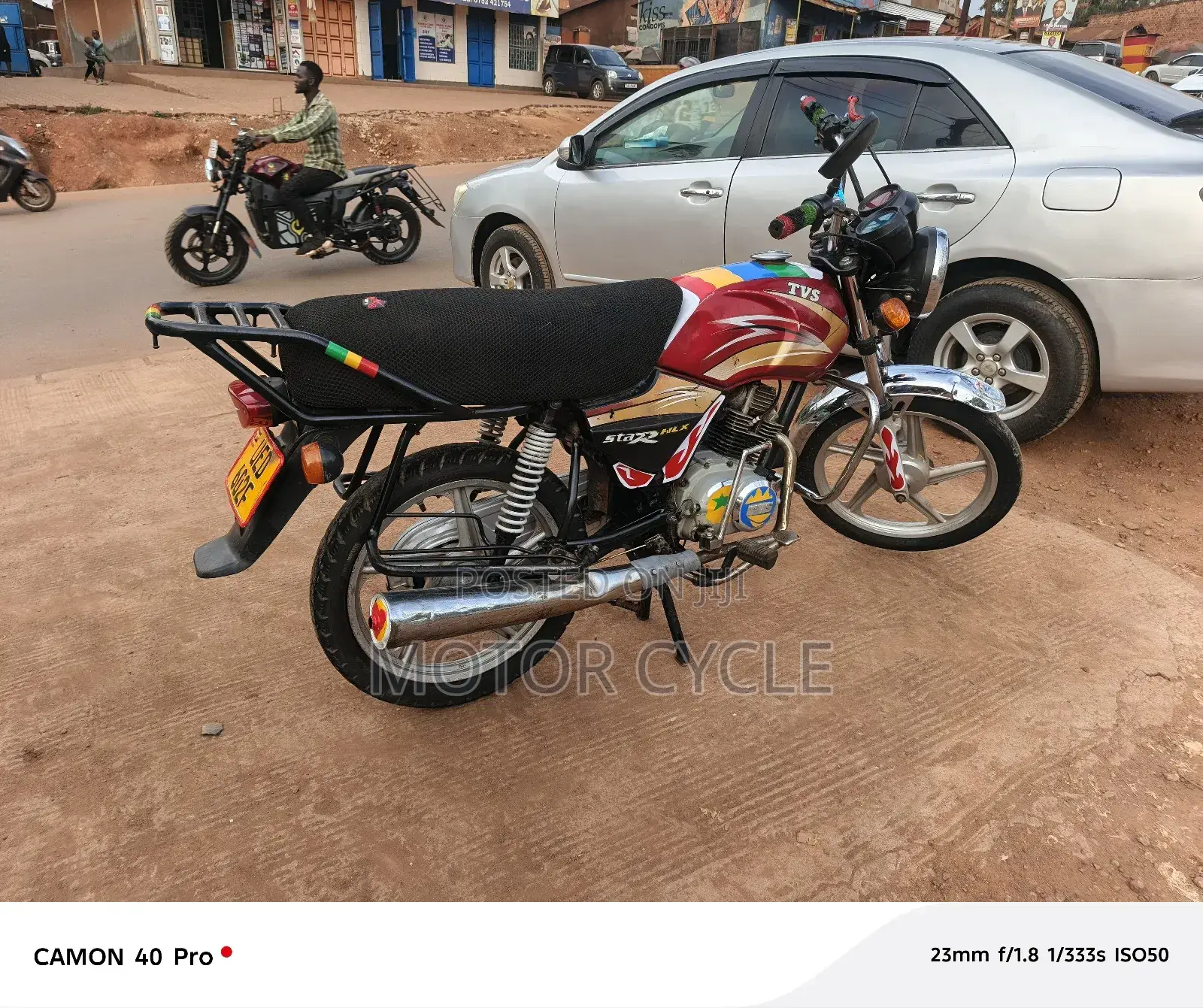 TVS XL 100 2001 Red