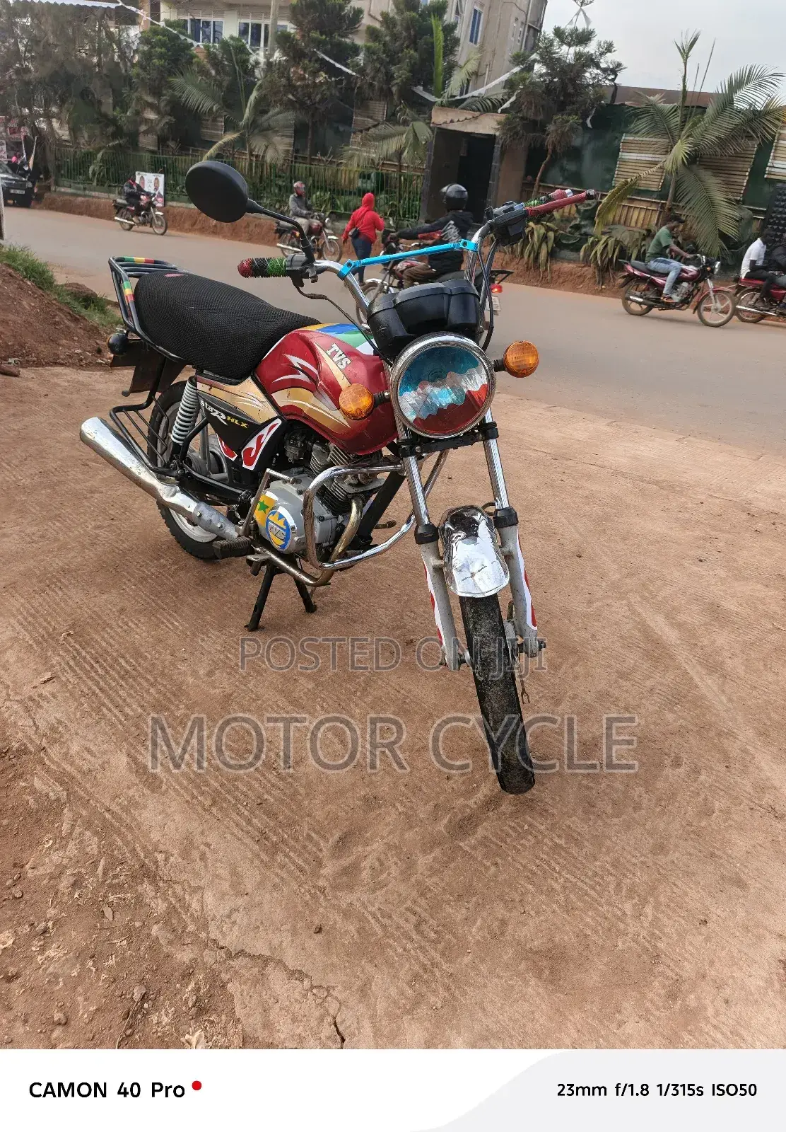 TVS XL 100 2001 Red