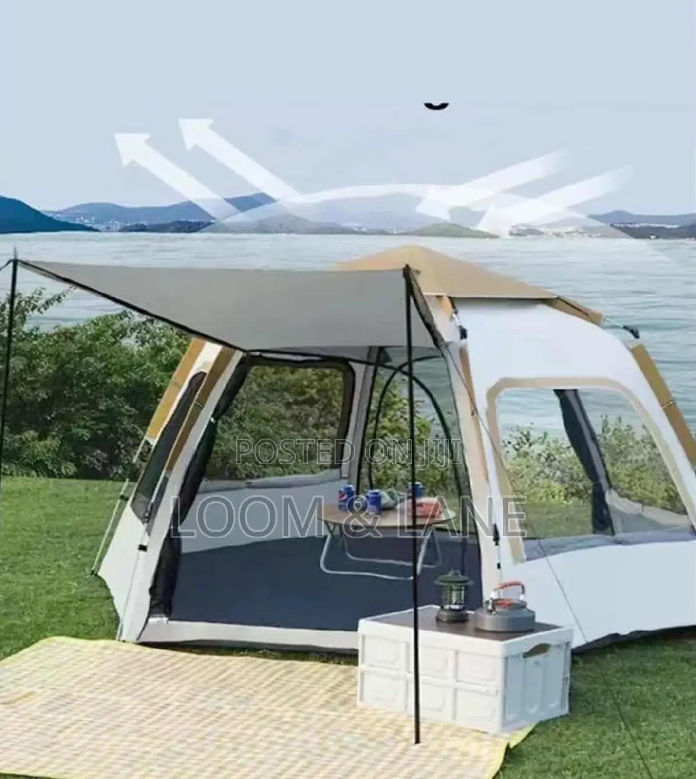 Automatic Pop Up 6 People Camping Tent
