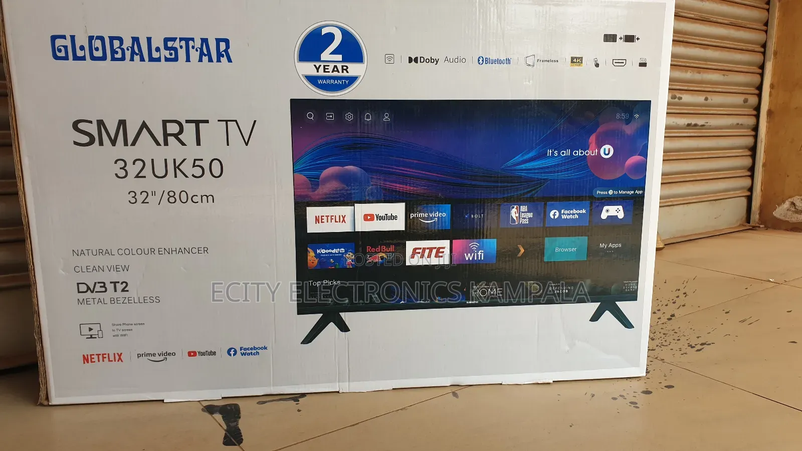 Its Globalstar Tv 32" Smart Flat Screen