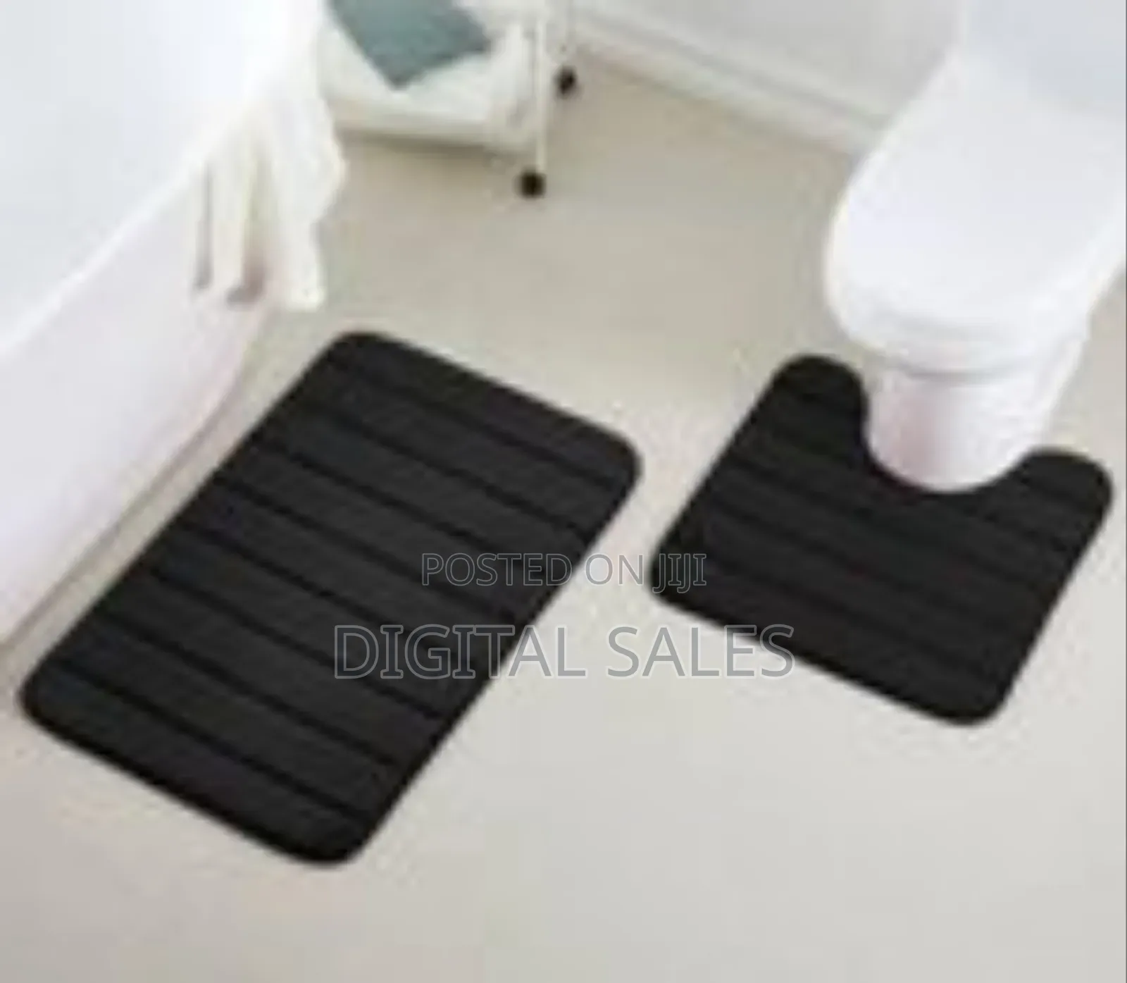 2 Piece Bathroom Rug Set