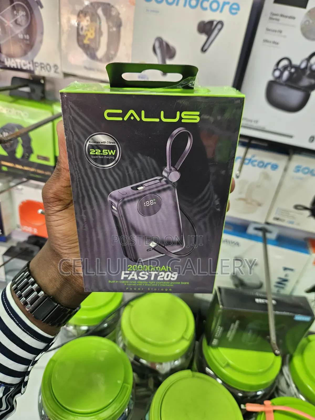 Calus Portable Power Bank Fast209 20,000mah 22.5w