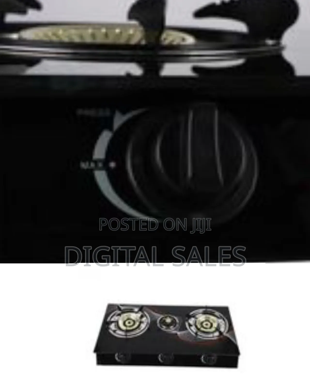 Stylish Three-burner Gas Cooktop