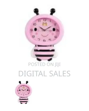 Adorable Cartoon Bee Wall Clock for Kids